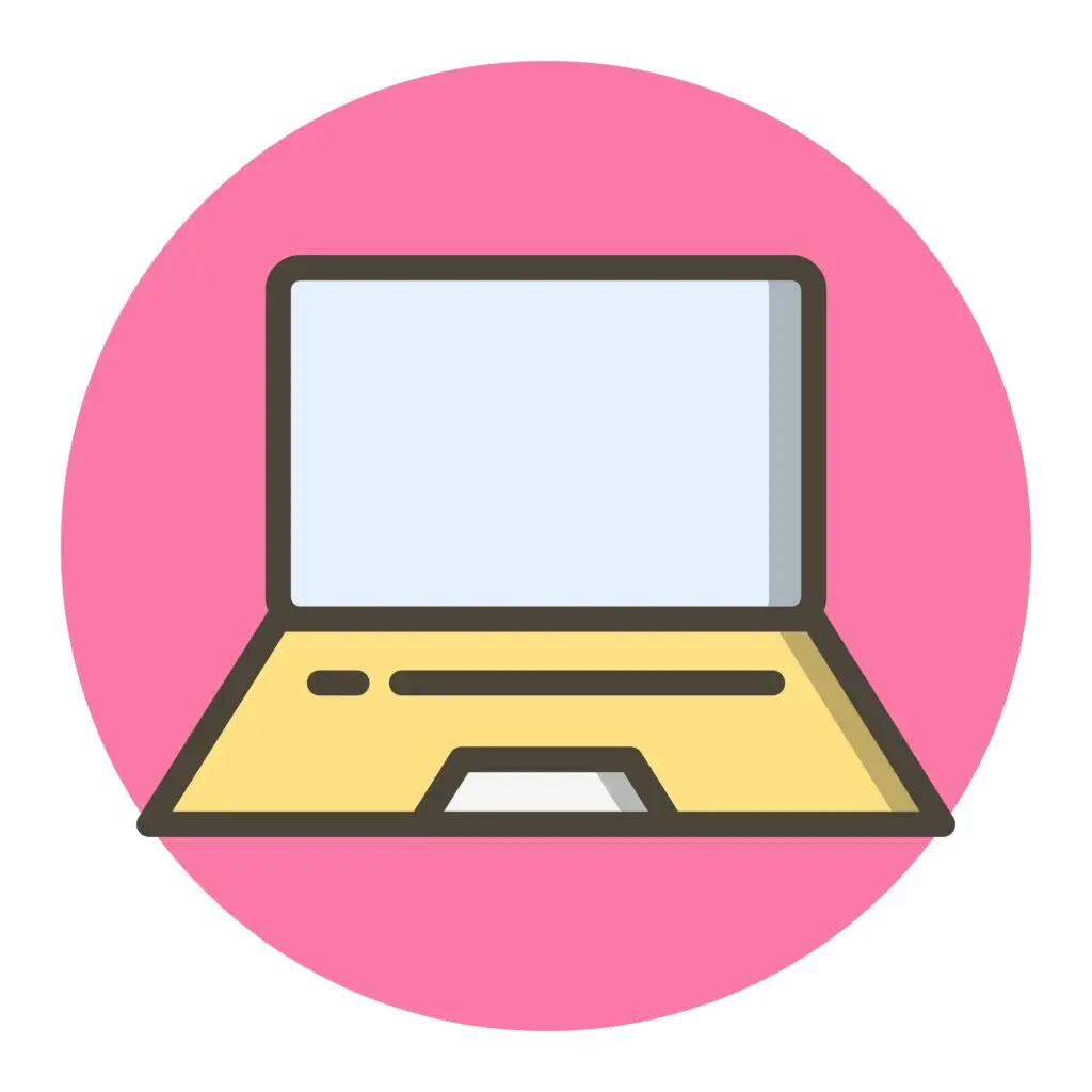 vector laptop icon design