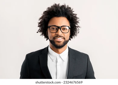 closeup portrait middleaged curly africanamerican 260nw 2324676569