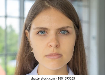 closeup pretty western woman face 260nw 1804893265