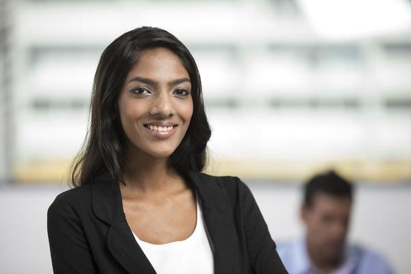 indian office worker