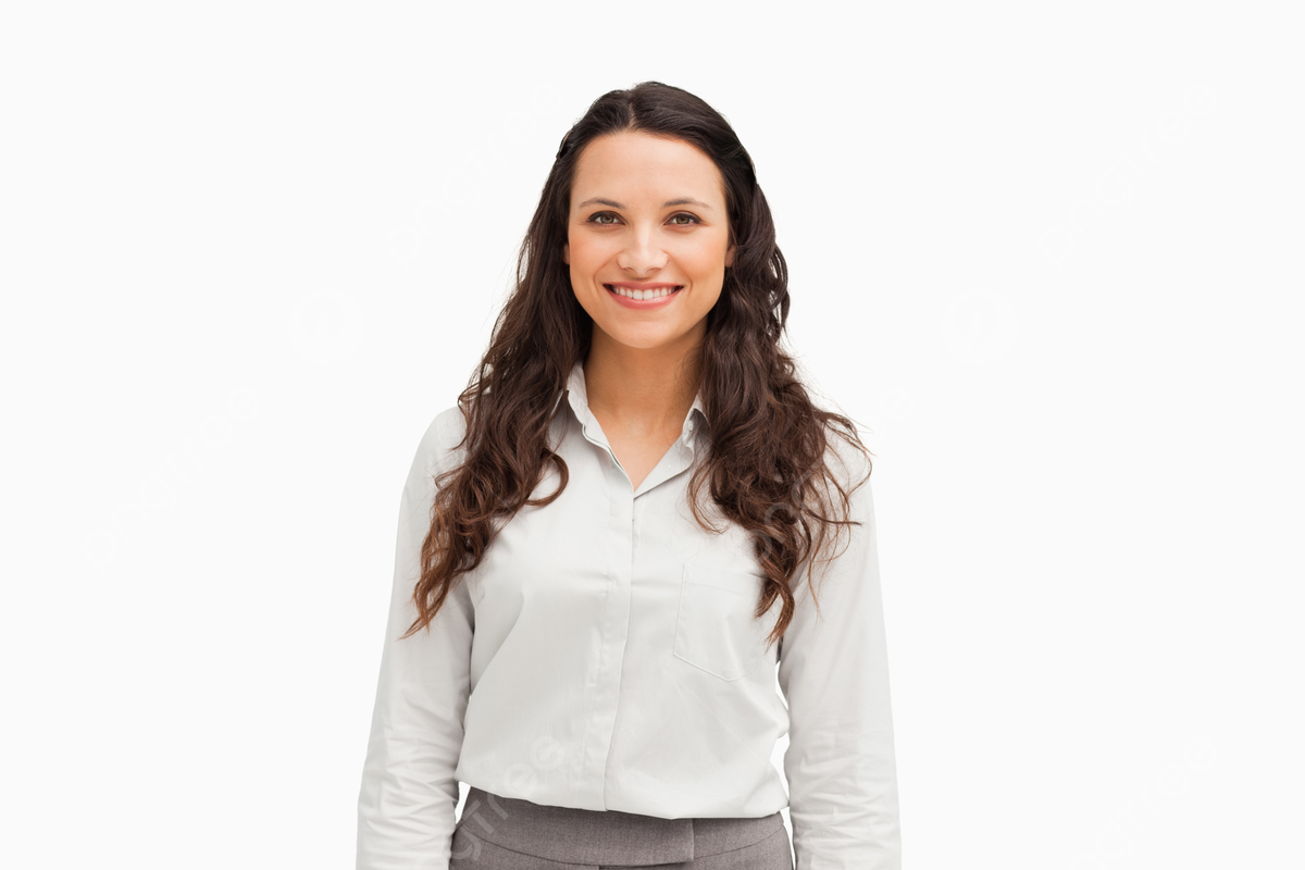 pngtree portrait of an employee employee standing white background photo picture image 5076405