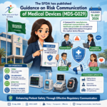Saudi Food and Drug Authority (SFDA) guidance MDS-G029 on medical device risk communication and patient safety.